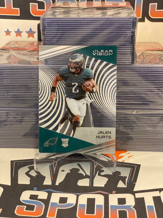 2020 Panini Chronicles (Clear Vision) Jalen Hurts Rookie #CV-22