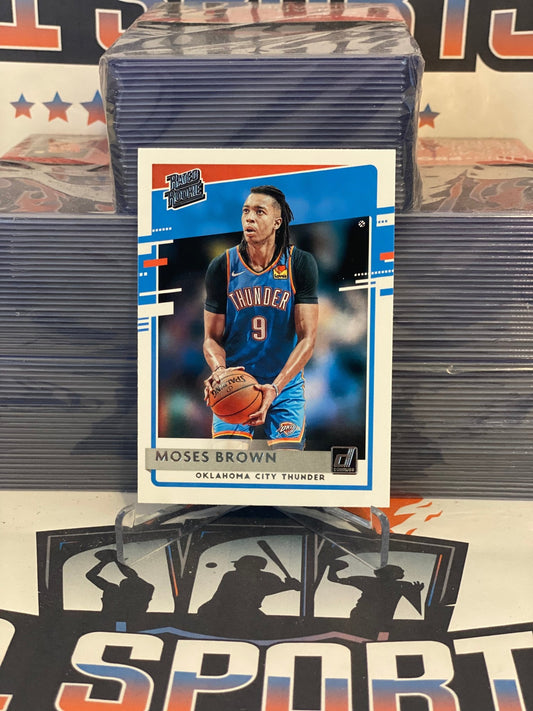 2020 Panini Chronicles (Donruss Rated Rookie) Moses Brown #198