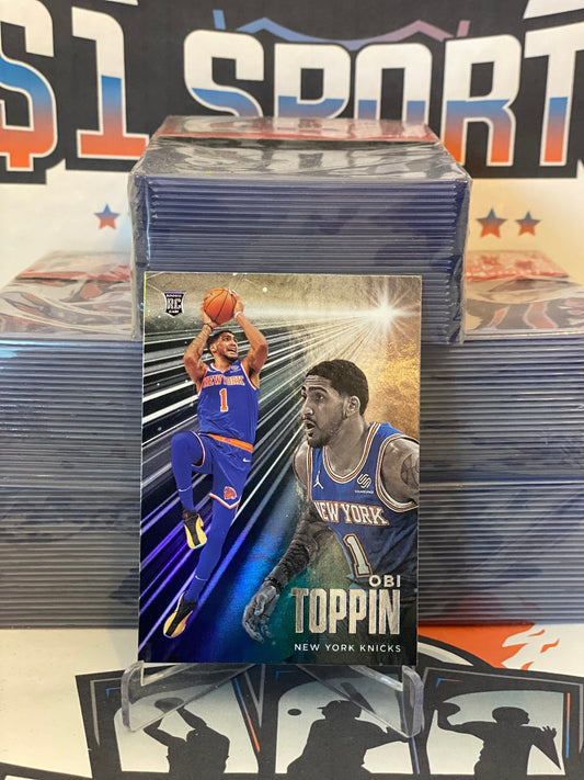 2020 Panini Chronicles (Essentials) Obi Toppin Rookie #205