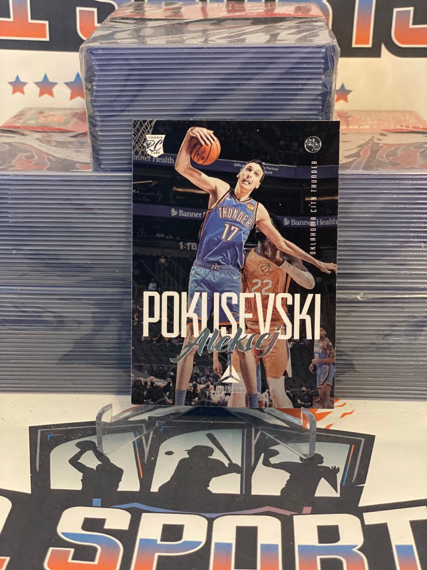 2020 Panini Chronicles (Luminance) Aleksej Pokusevski Rookie #151
