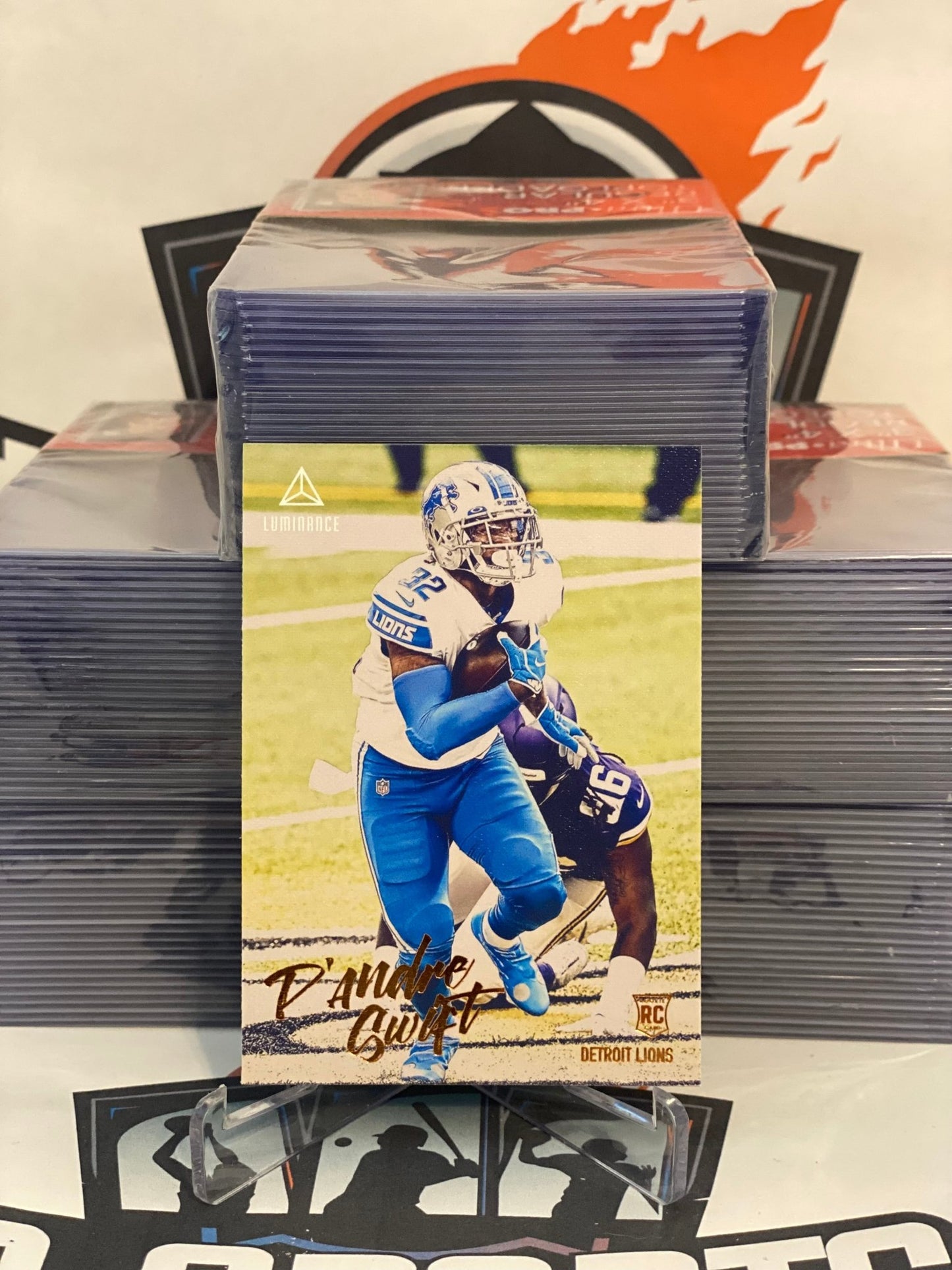 2020 Panini Chronicles (Luminance Bronze) D'Andre Swift Rookie #211