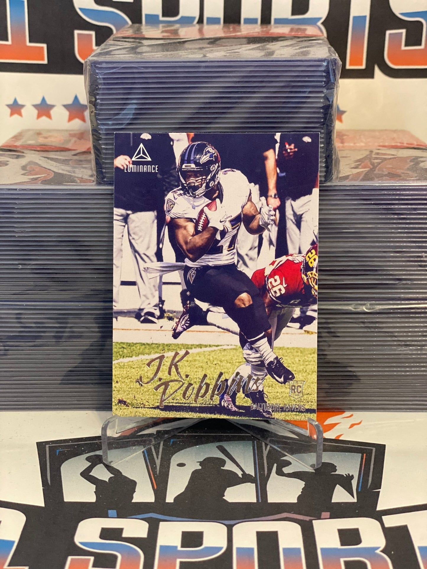 2020 Panini Chronicles (Luminance) J.K. Dobbins Rookie #216