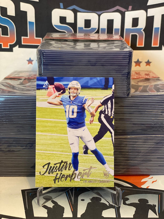 2020 Panini Chronicles (Luminance) Justin Herbert Rookie #203
