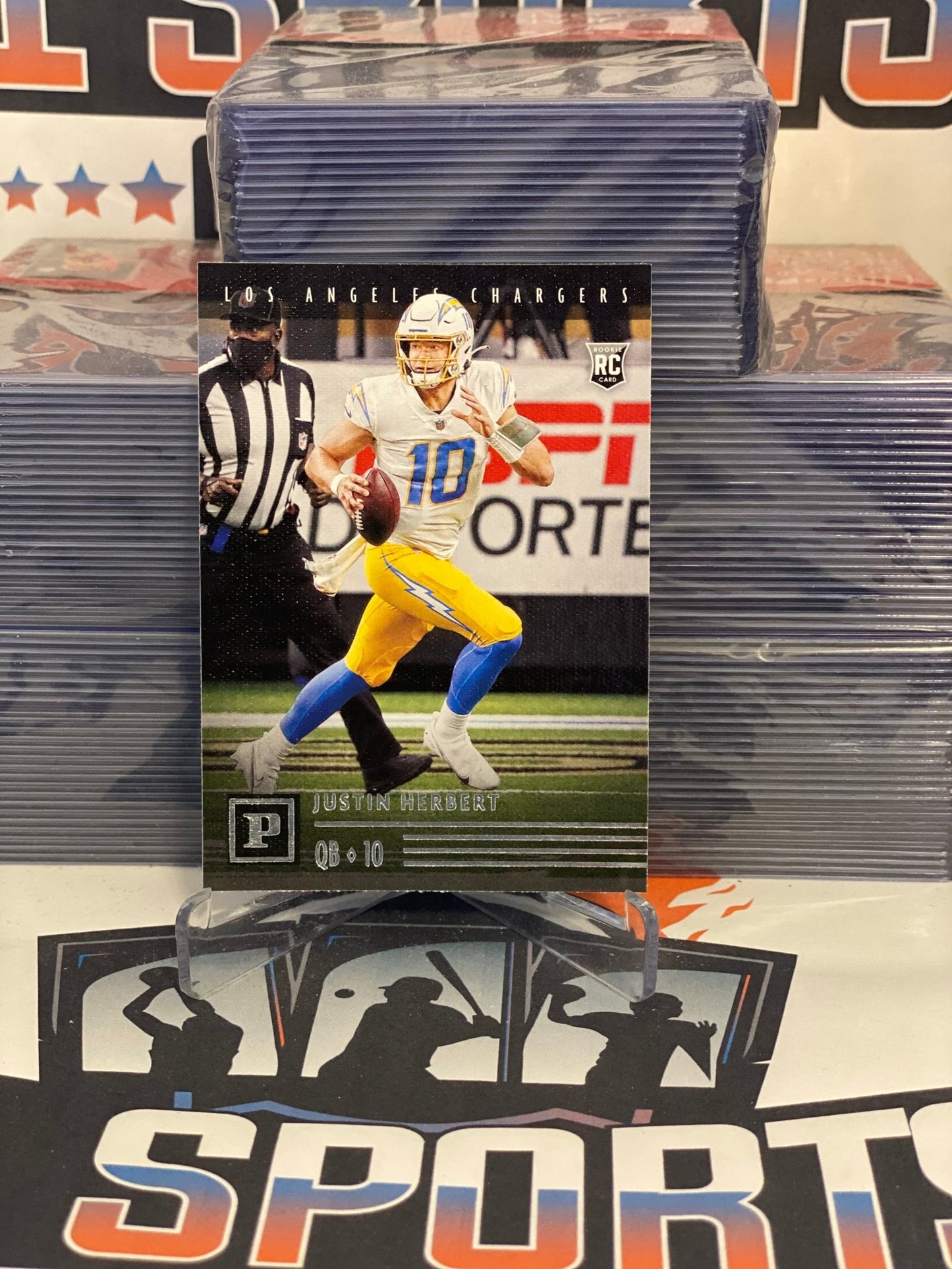 2020 Panini Chronicles (Panini) Justin Herbert Rookie #PA-3