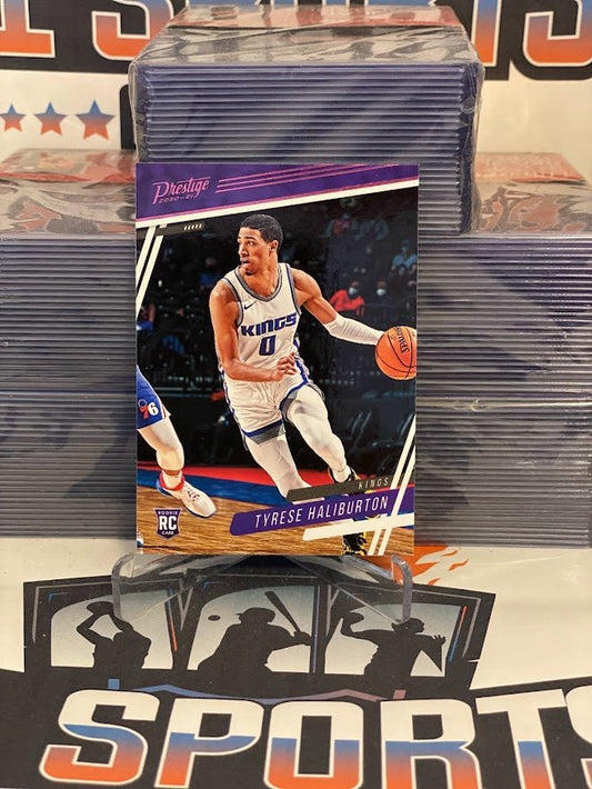 2020 Panini Chronicles (Pink, Prestige) Tyrese Haliburton Rookie #73