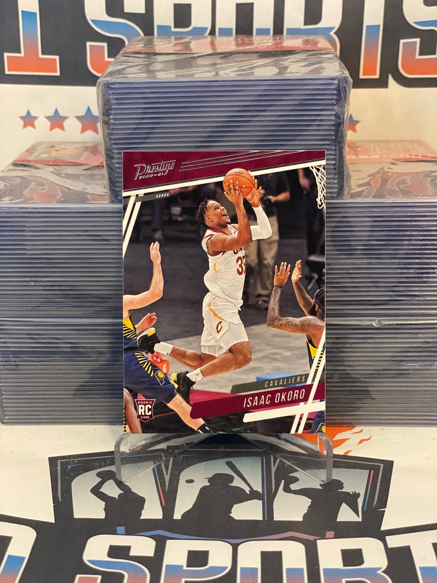 2020 Panini Chronicles (Prestige) Isaac Okoro Rookie #55