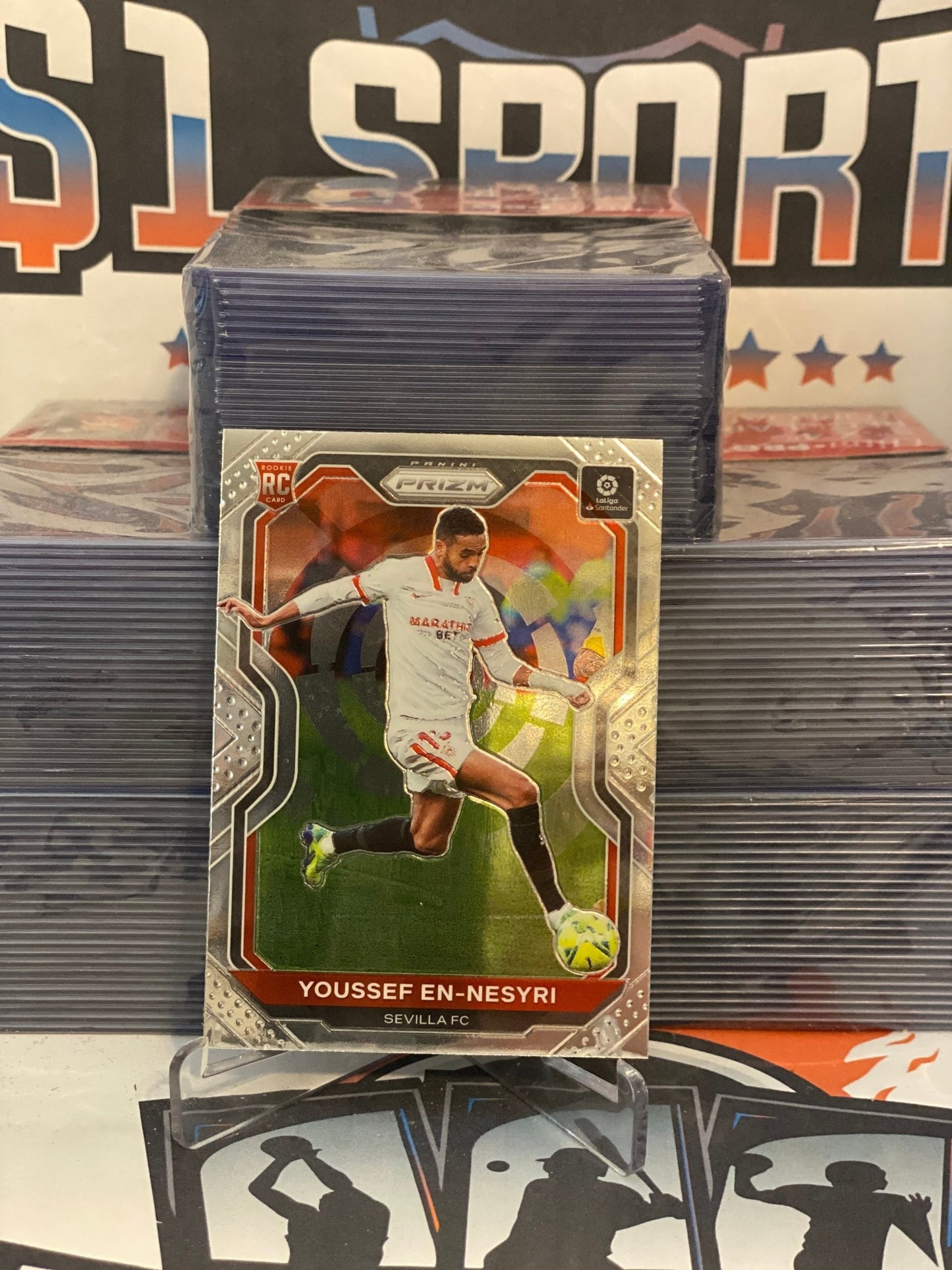 2020 Panini Chronicles (Prizm) Premier League Youcef En-Nesyri Rookie #25