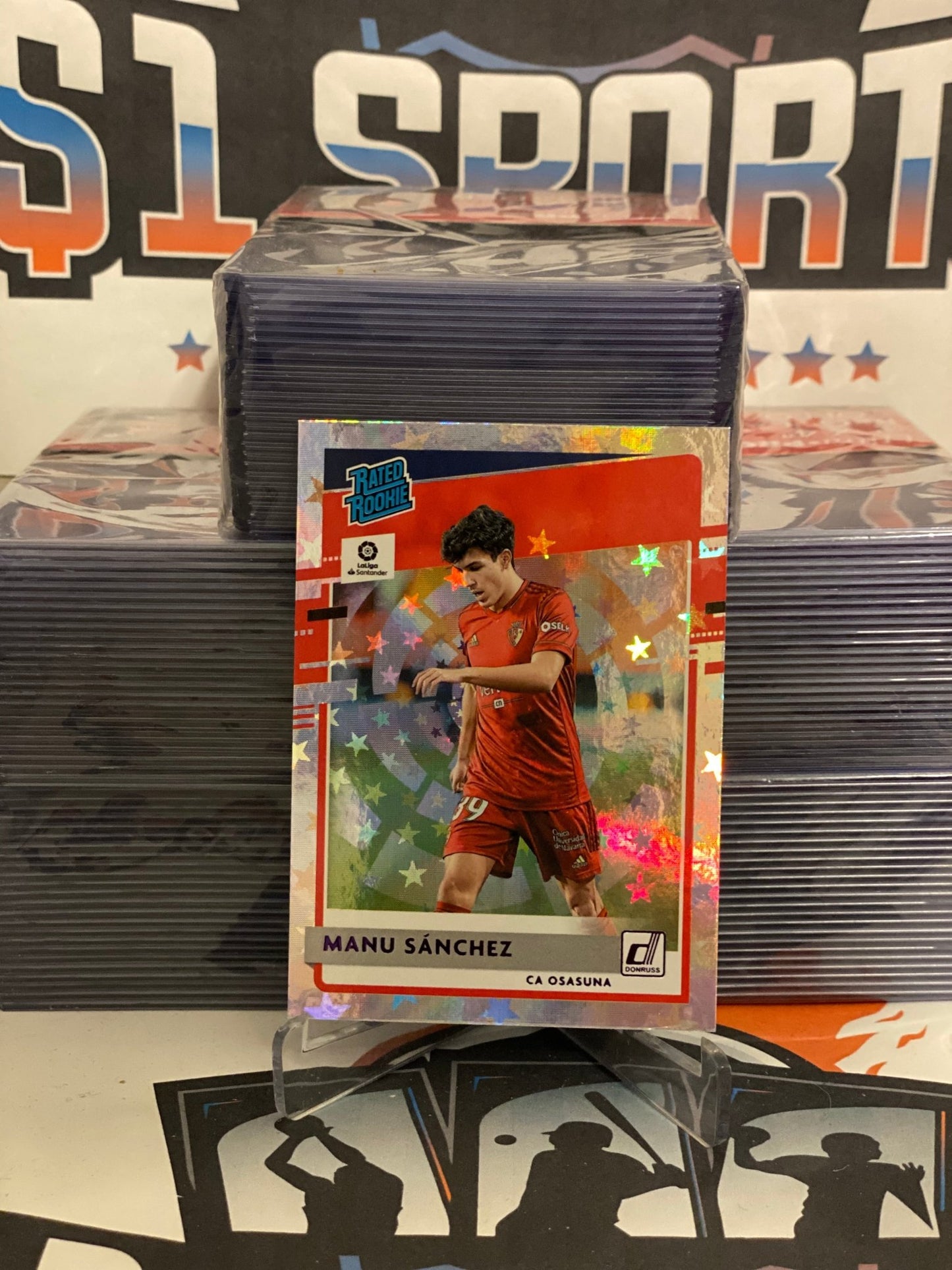 2020 Panini Chronicles (Purple Astro, Donruss, Rated Rookie) La Liga Manu Sanchez #6