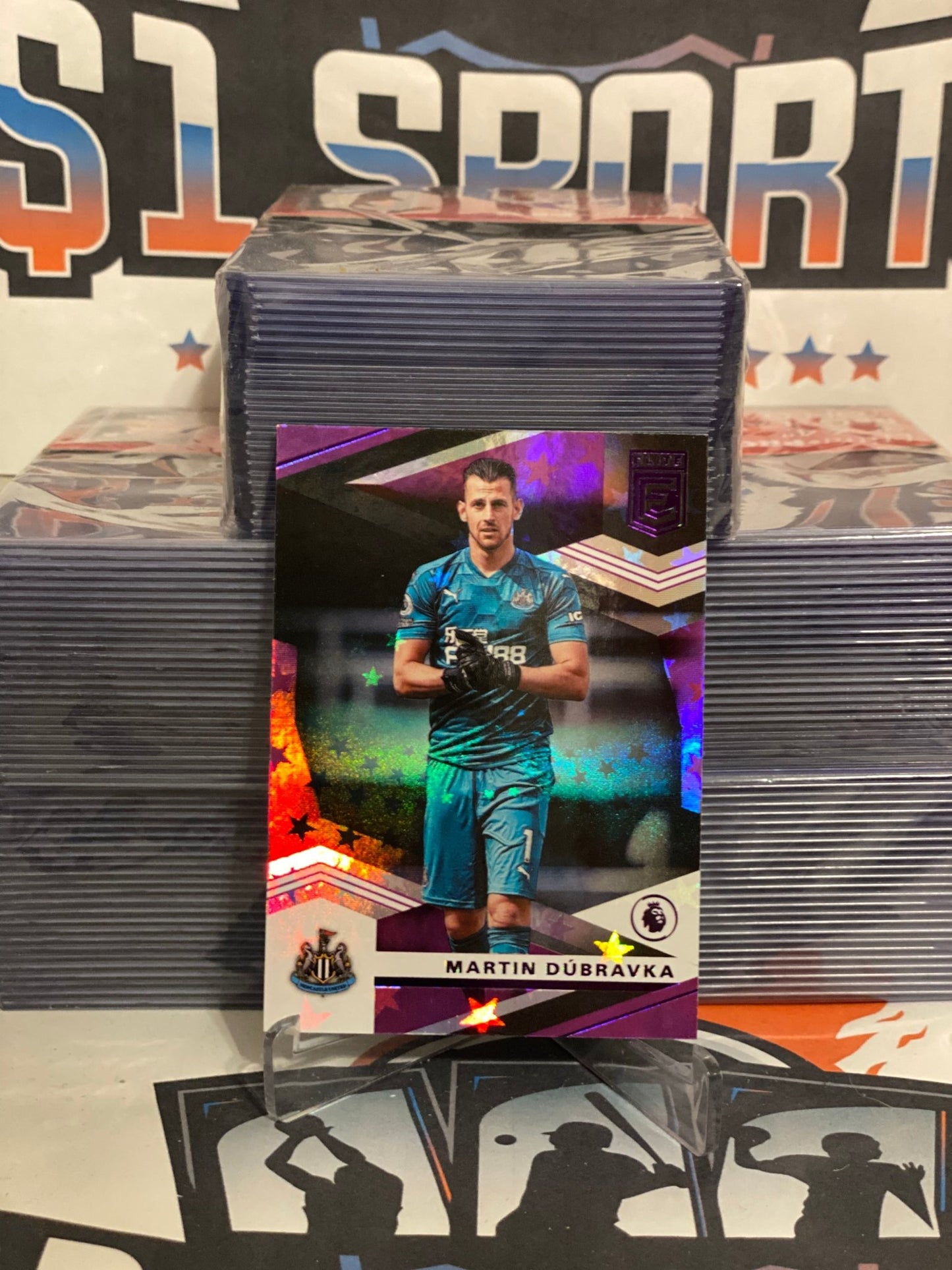 2020 Panini Chronicles (Purple Astro, Elite) Premier League Martin Dubravka #20