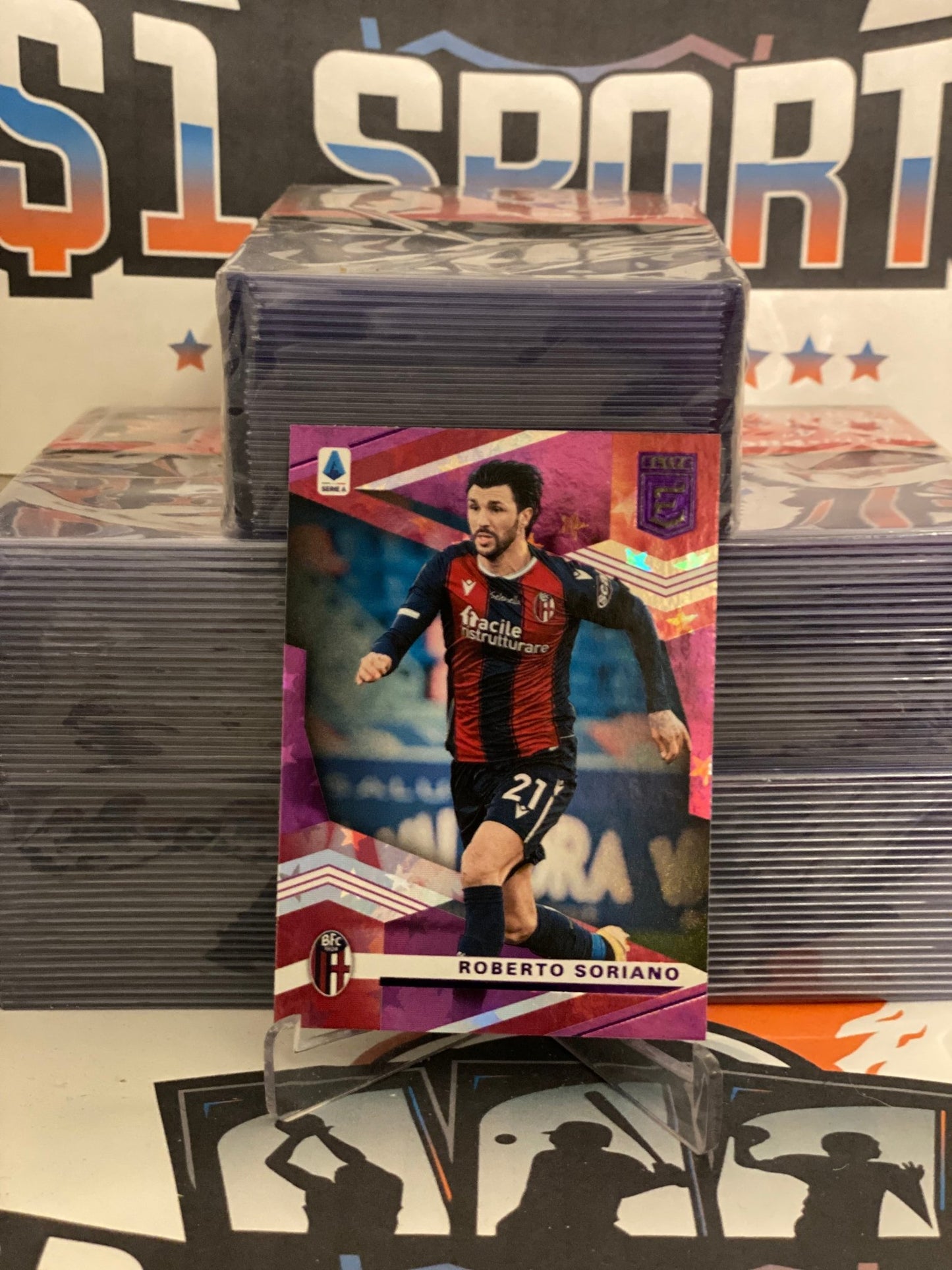 2020 Panini Chronicles (Purple Astro, Elite) Serie A Roberto Soriano #8