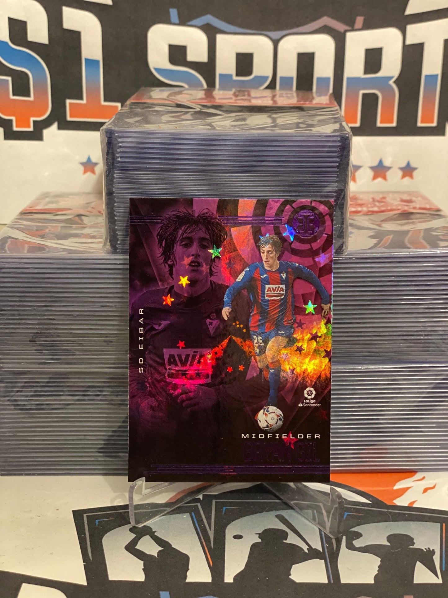 2020 Panini Chronicles (Purple Astro, Illusions) La Liga Bryan Gil #7