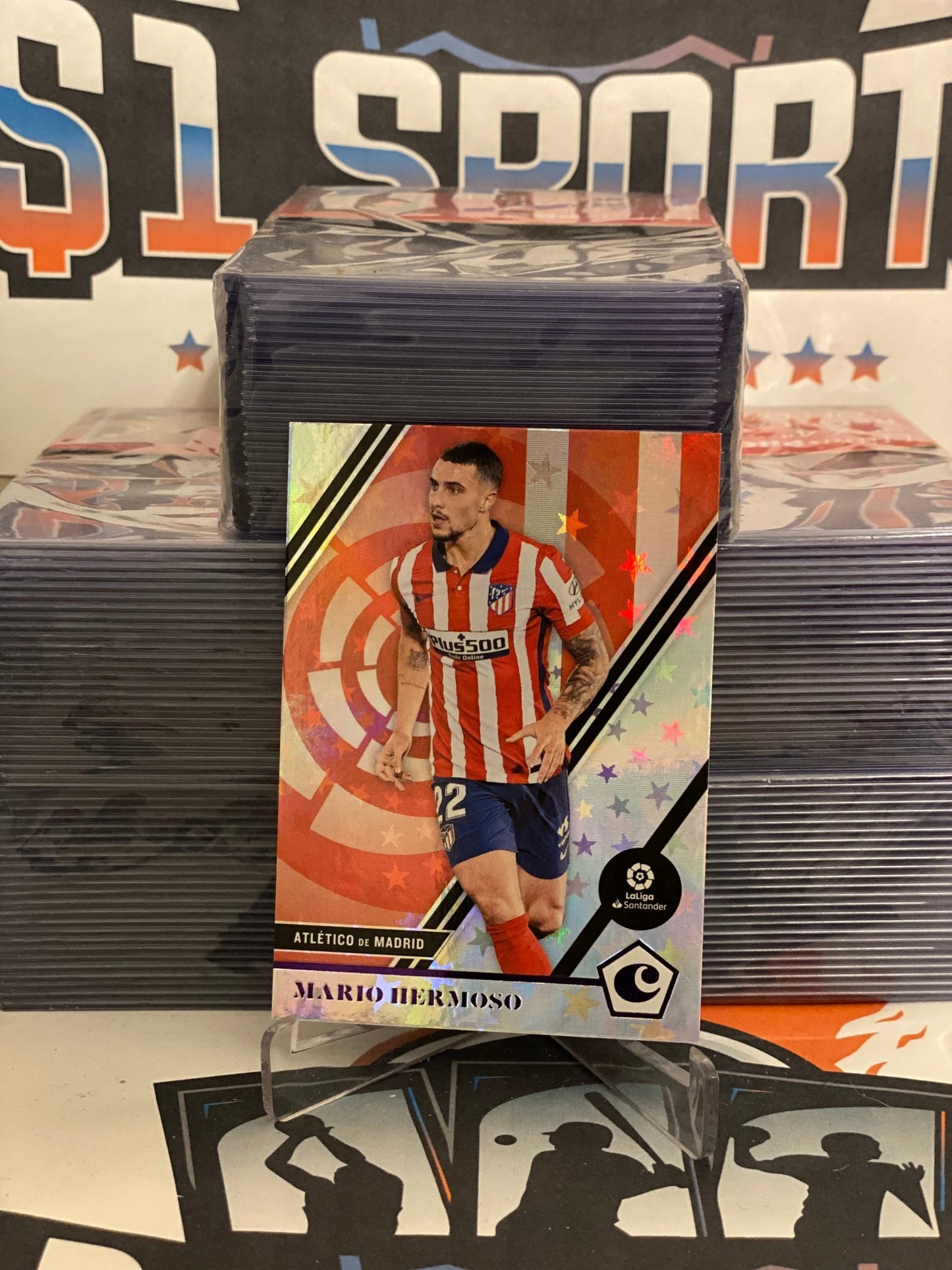 2020 Panini Chronicles (Purple Astro) La Liga Mario Hermoso #22
