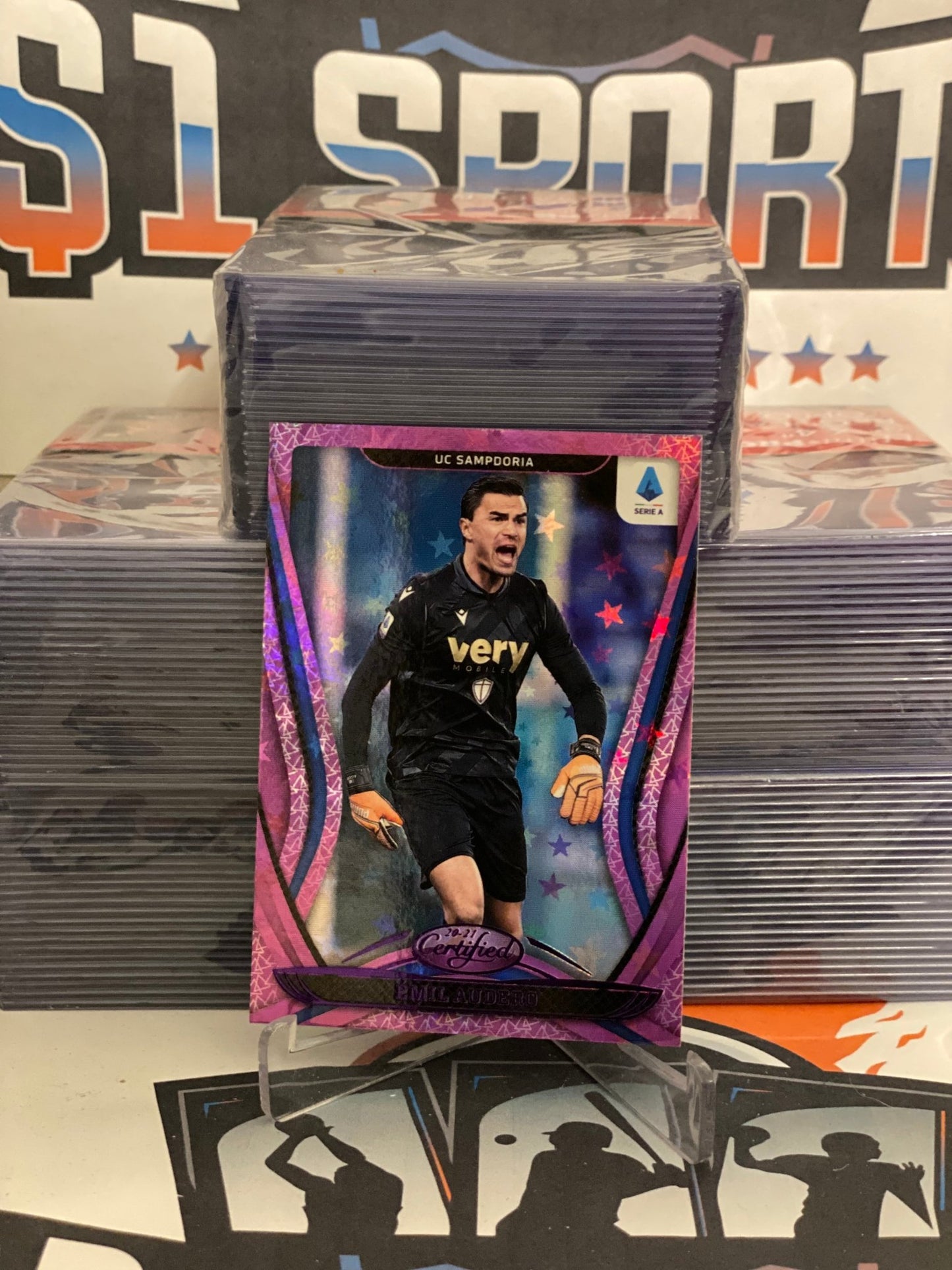 2020 Panini Chronicles (Purple Astro, Prestige) Serie A Emil Audero #27