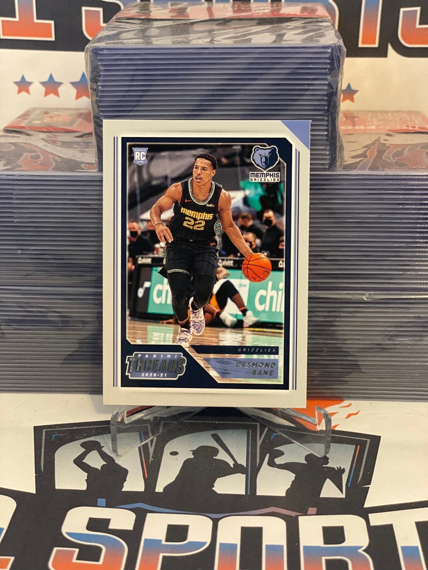 2020 Panini Chronicles (Threads) Desmond Bane Rookie #92