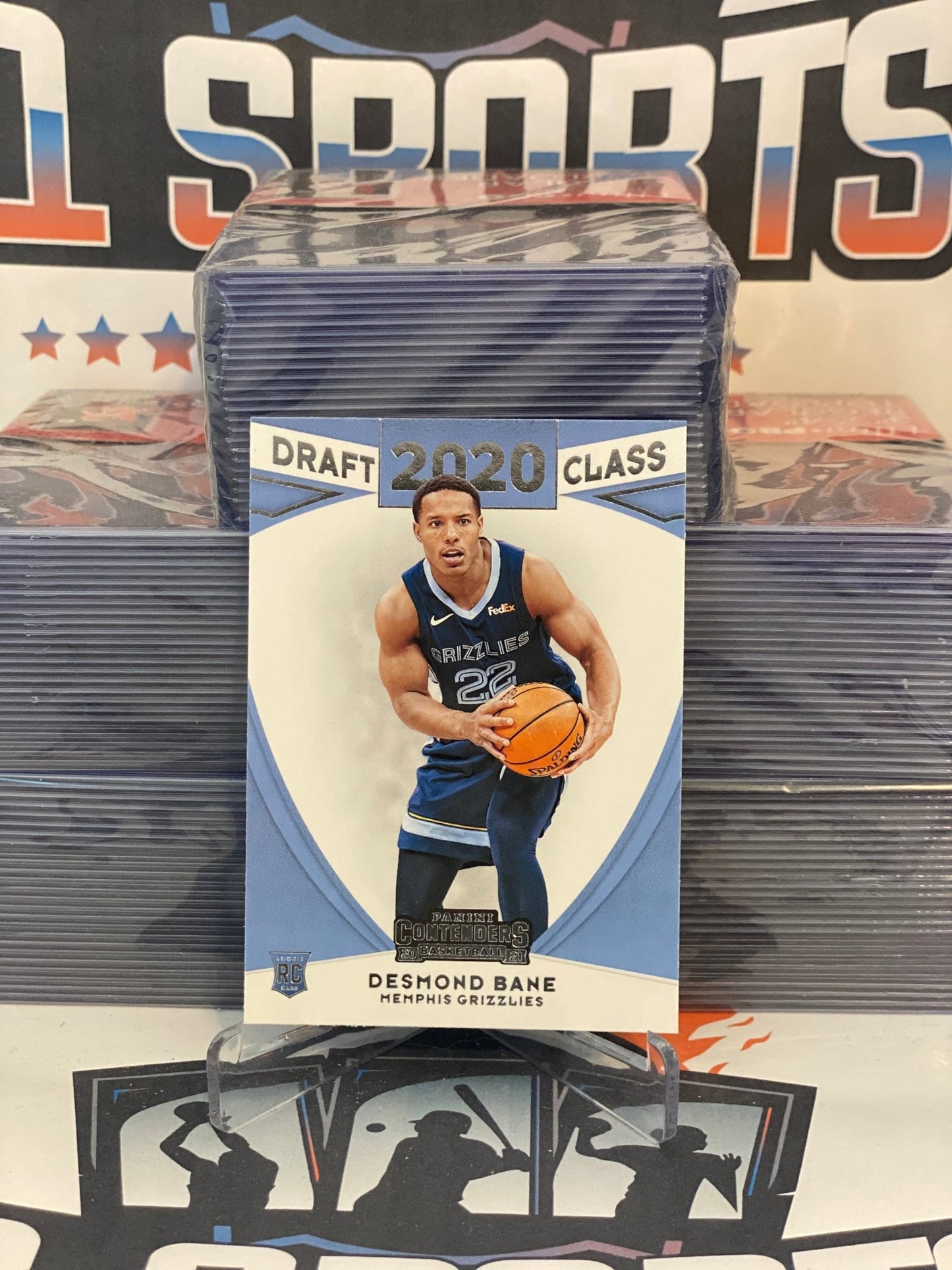2020 Panini Contenders (2020 Draft Class) Desmond Bane Rookie #20
