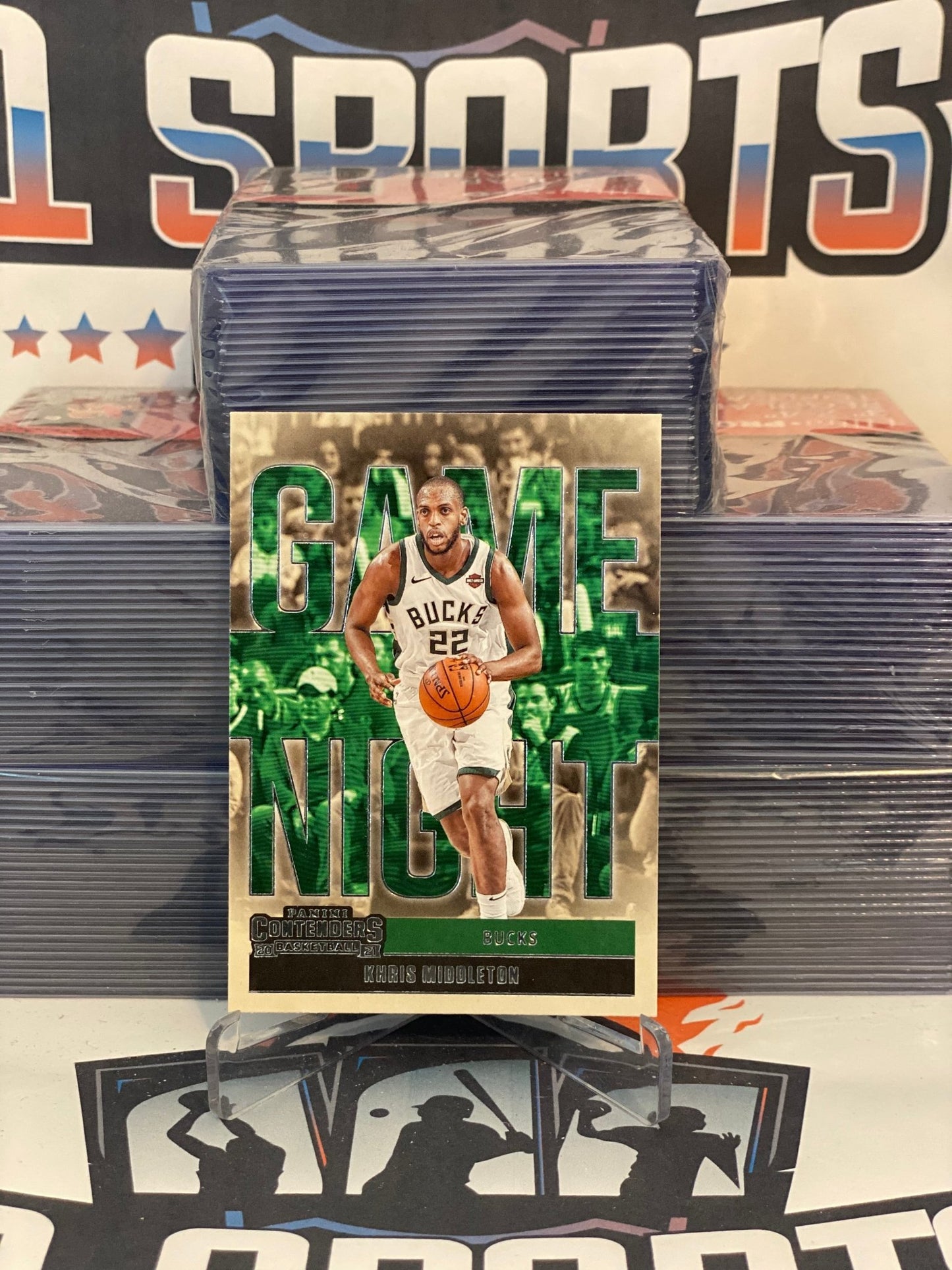 2020 Panini Contenders (Game Night) Khris Middleton #7