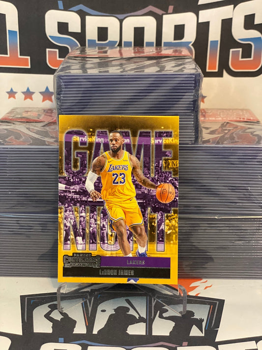 2020 Panini Contenders (Game Night) LeBron James #5
