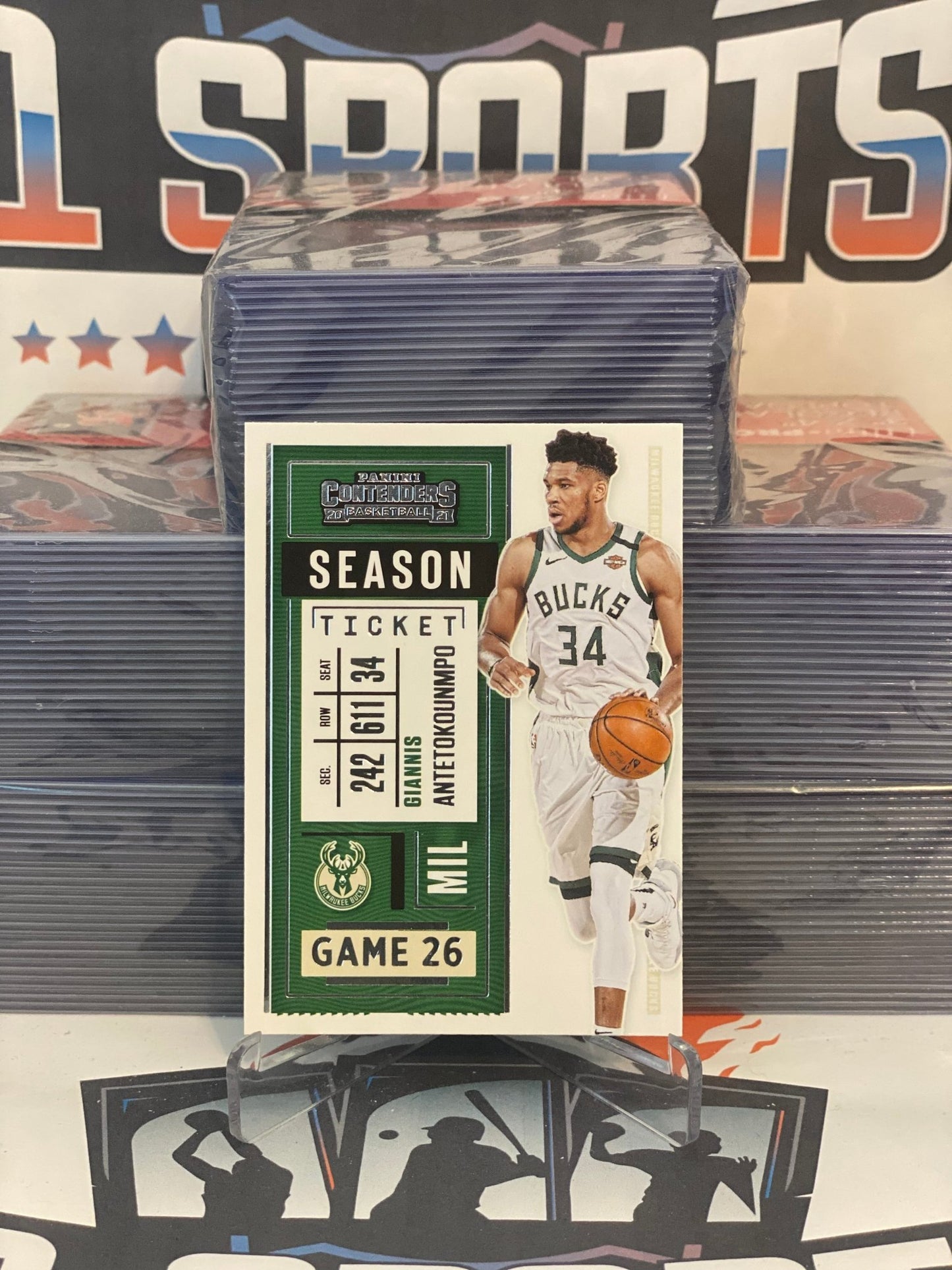 2020 Panini Contenders Giannis Antetokounmpo #99