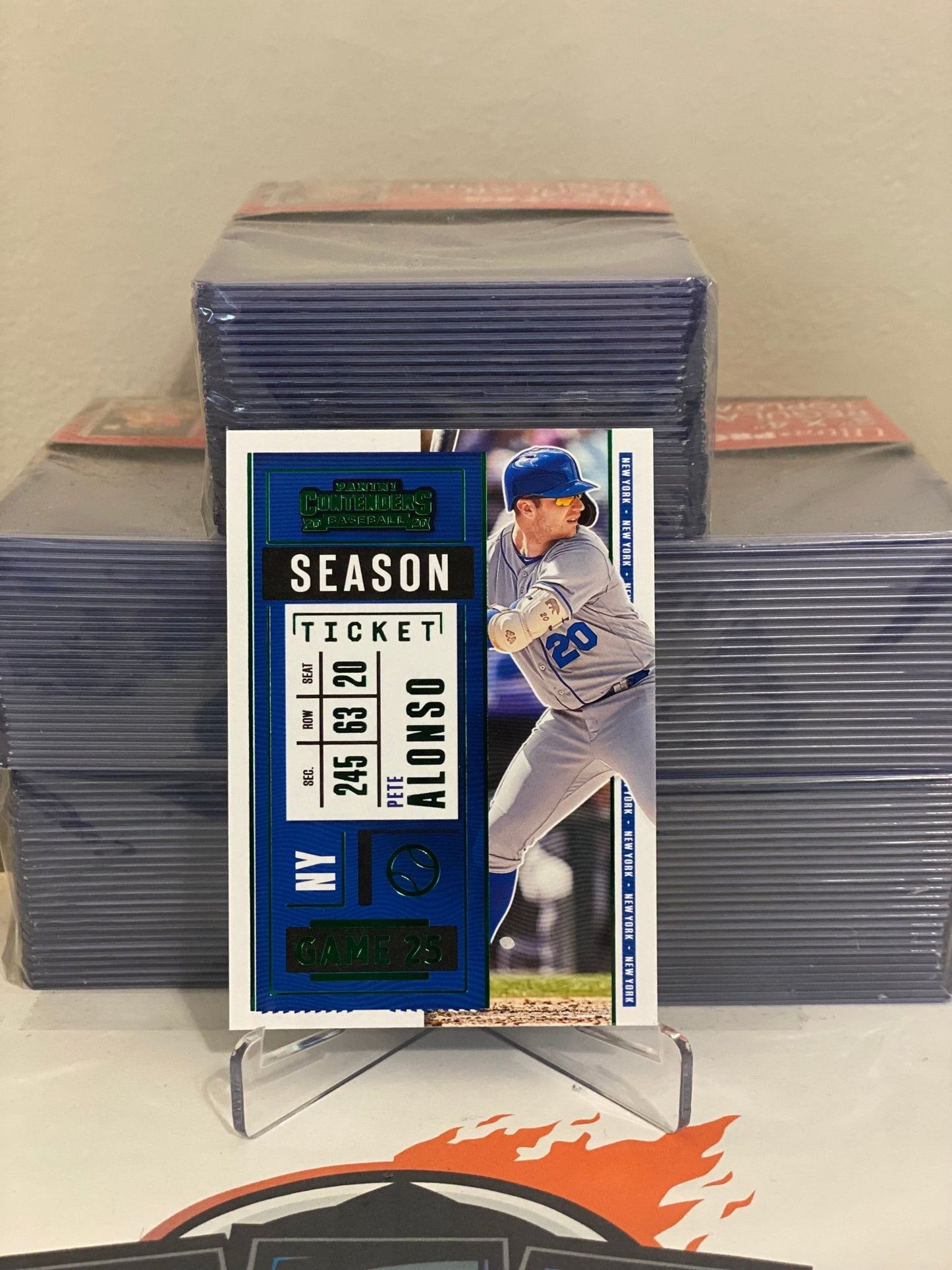 2020 Panini Contenders (Green) Pete Alonso #89