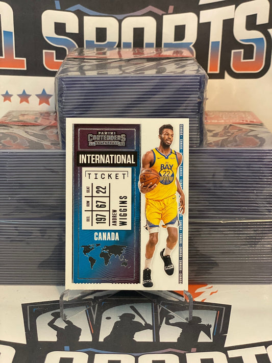 2020 Panini Contenders (International Ticket) Andrew Wiggins #14