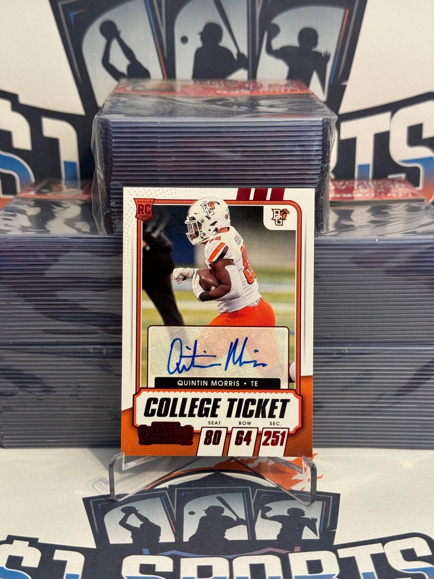 2020 Panini Contenders (Red Auto) Quintin Morris Rookie #192