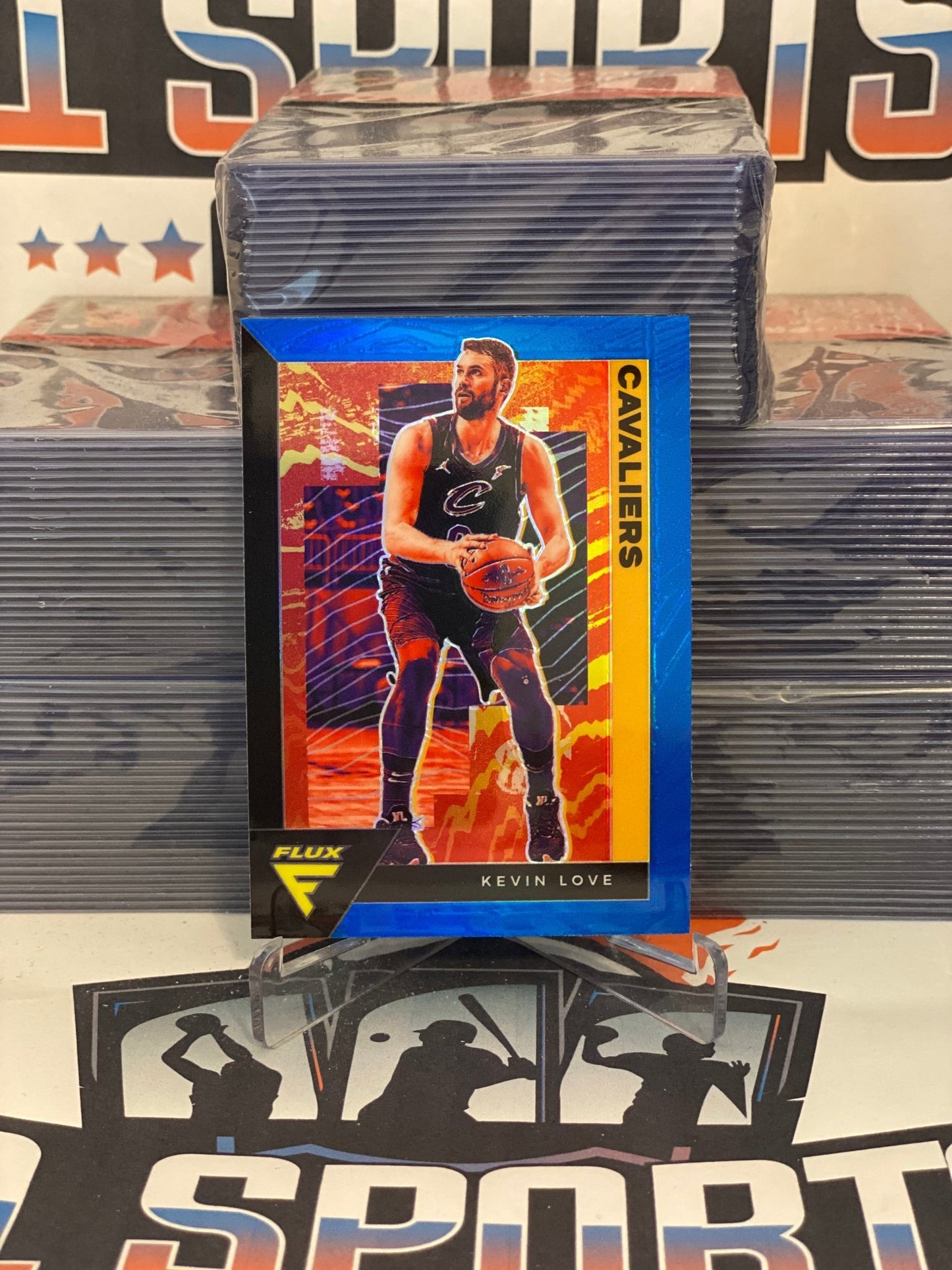 2020 Panini Flux (Blue Prizm) Kevin Love #34
