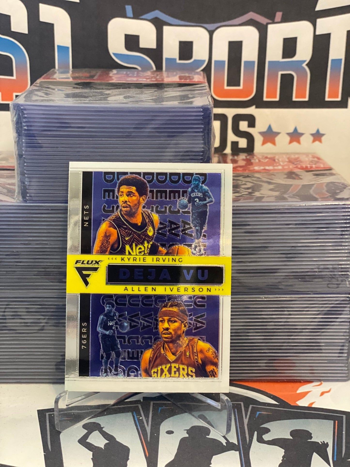 2020 Panini Flux (Deja Vu) Kyrie Irving & Allen Iverson #30