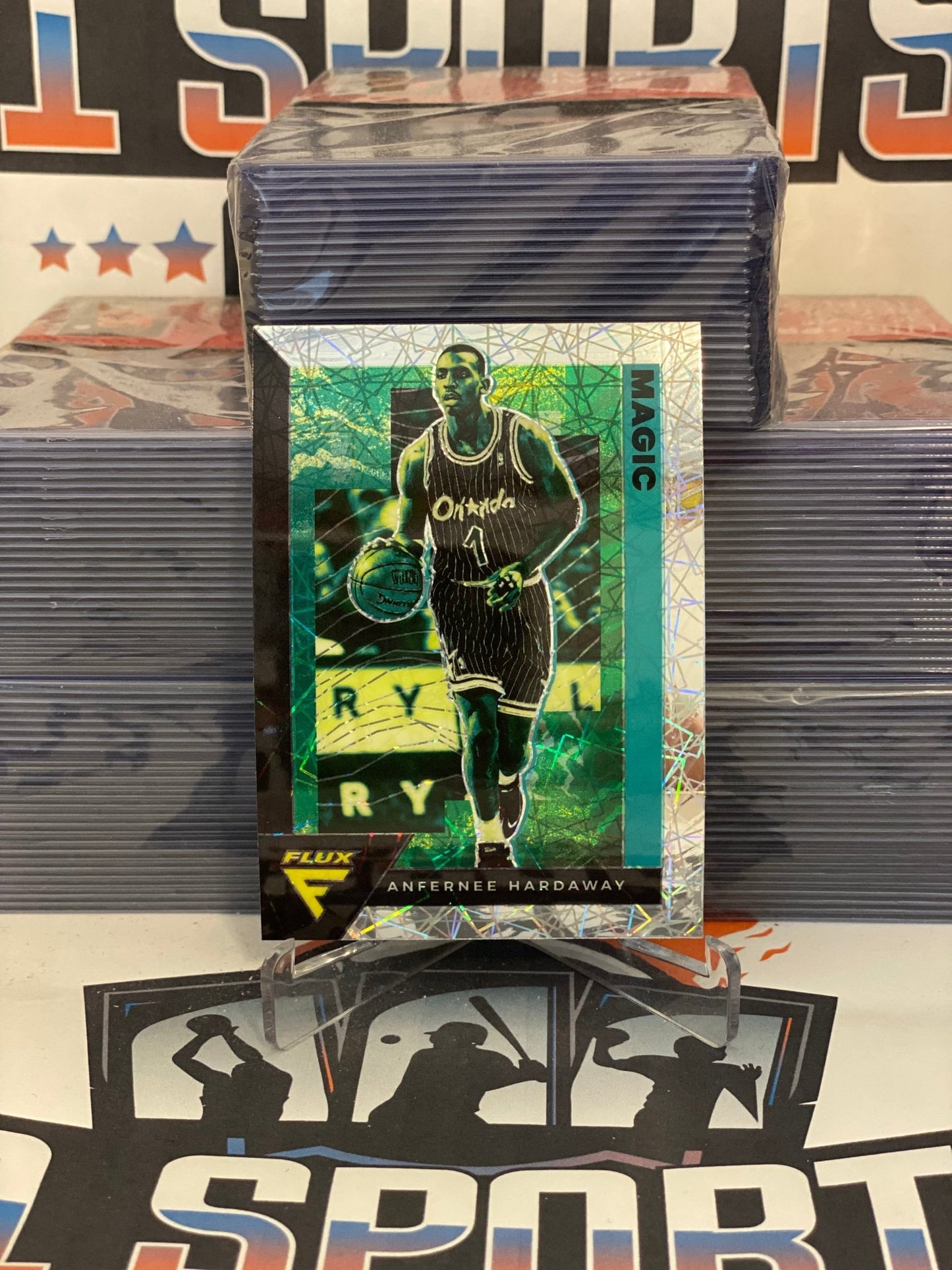 2020 Panini Flux (Silver Laser Prizm) Anfernee Hardaway #197