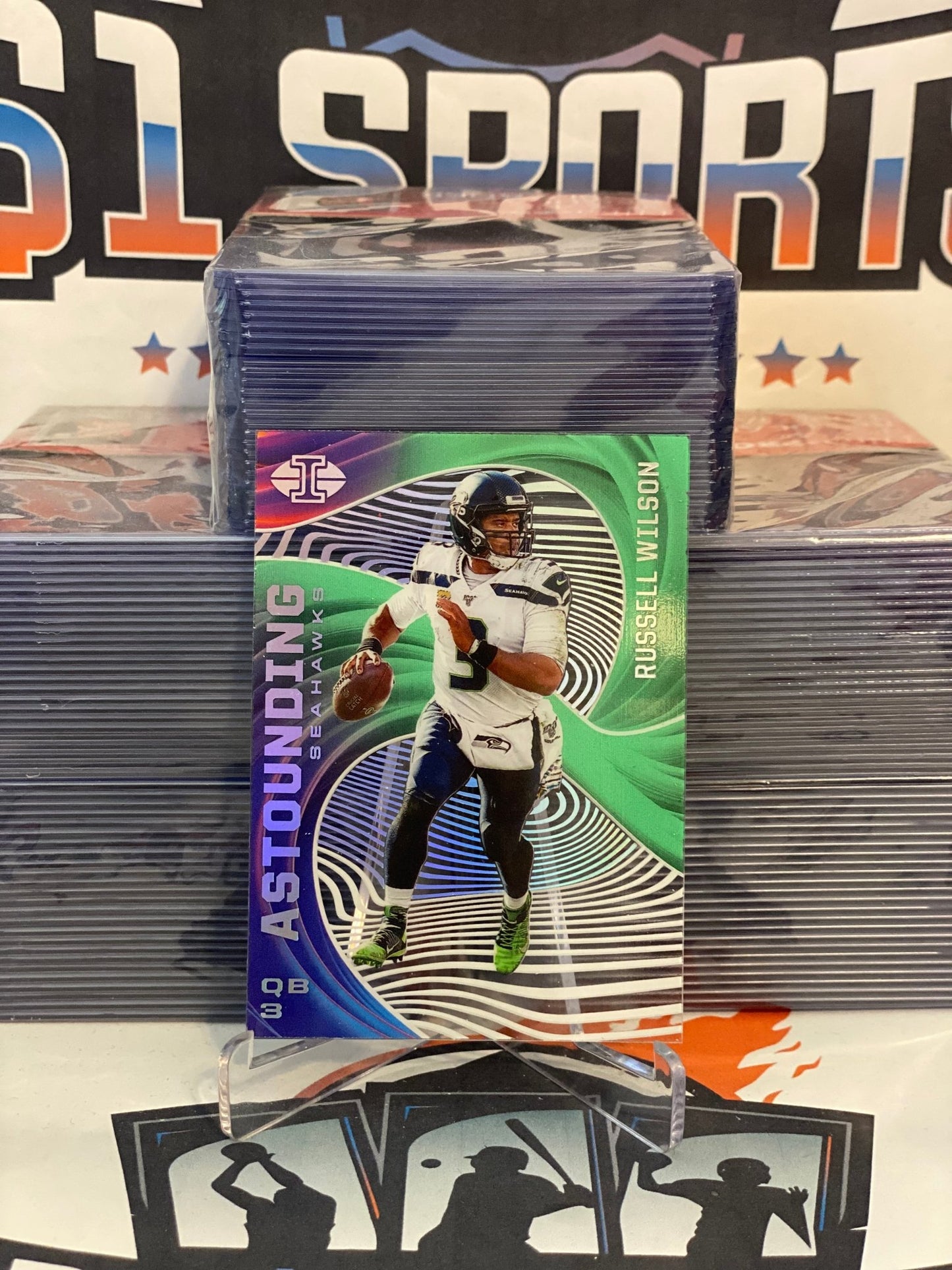 2020 Panini Illusions (Astounding) Russell Wilson #A13