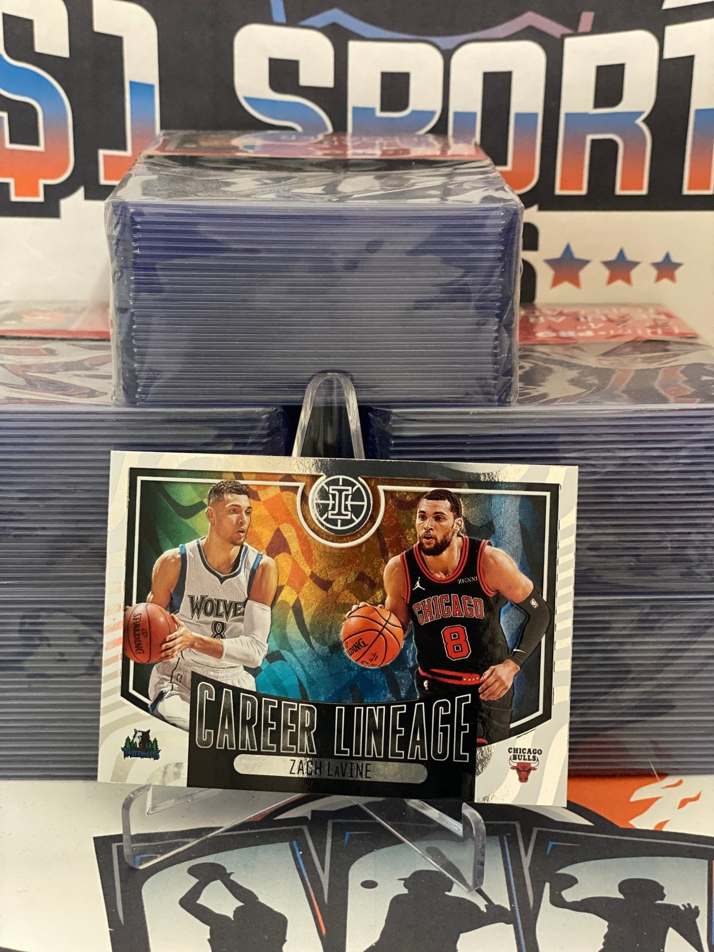 2020 Panini Illusions (Career Lineage) Zach LaVine #25