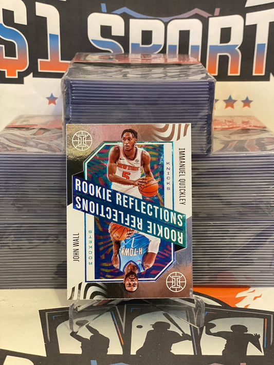 2020 Panini Illusions (Rookie Reflections) Immanuel Quickley & John Wall #10