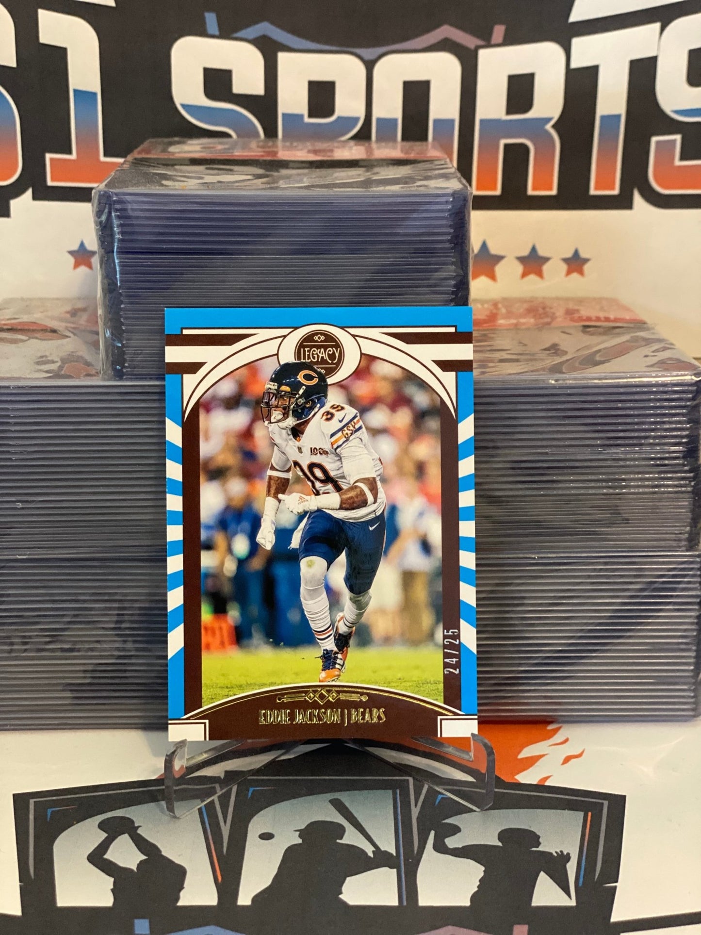 2020 Panini Legacy (Indigo 24/25) Eddie Jackson #73