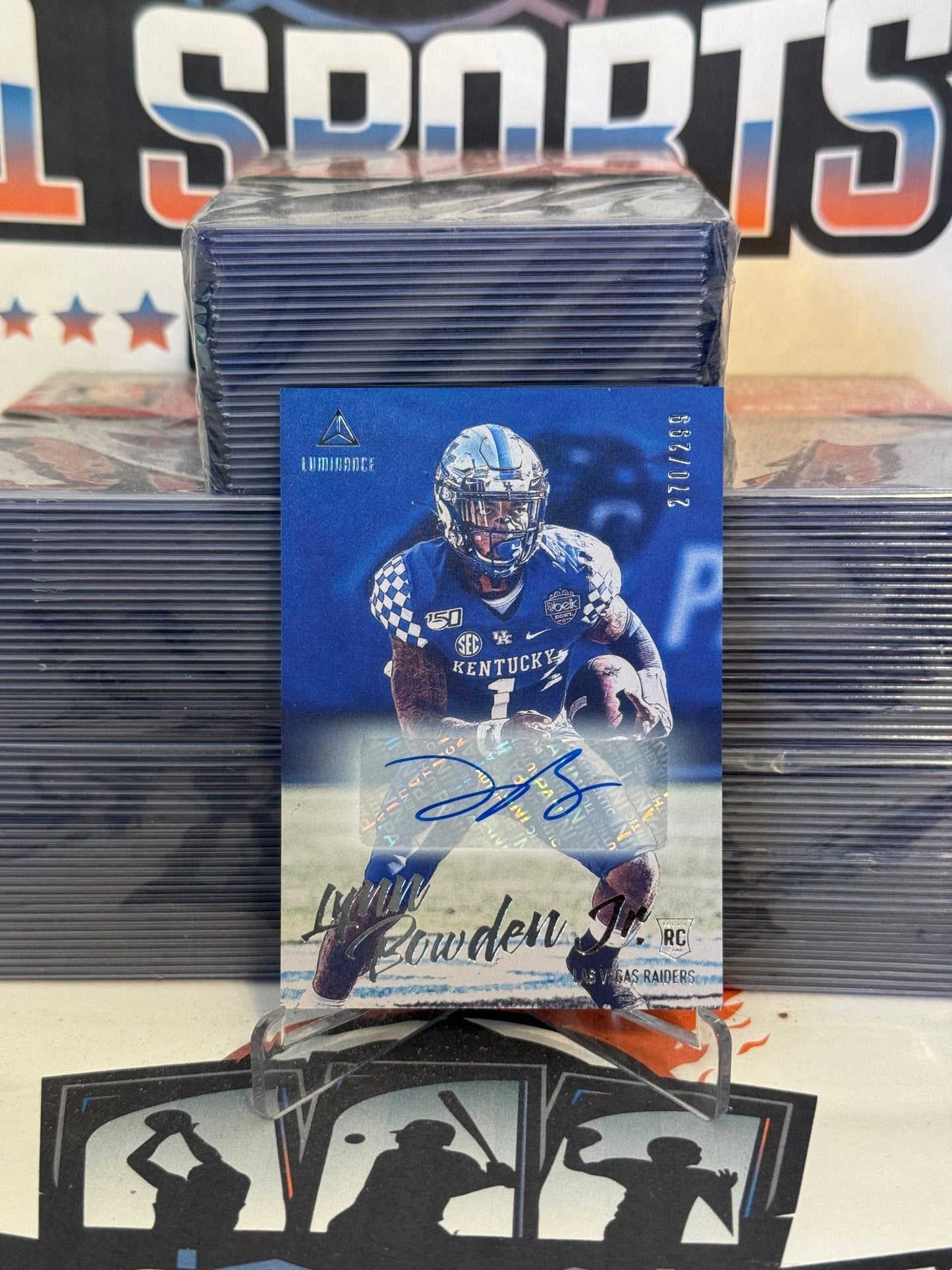 2020 Panini Luminance (Auto 270/299) Lynn Bowden Jr. Rookie #178