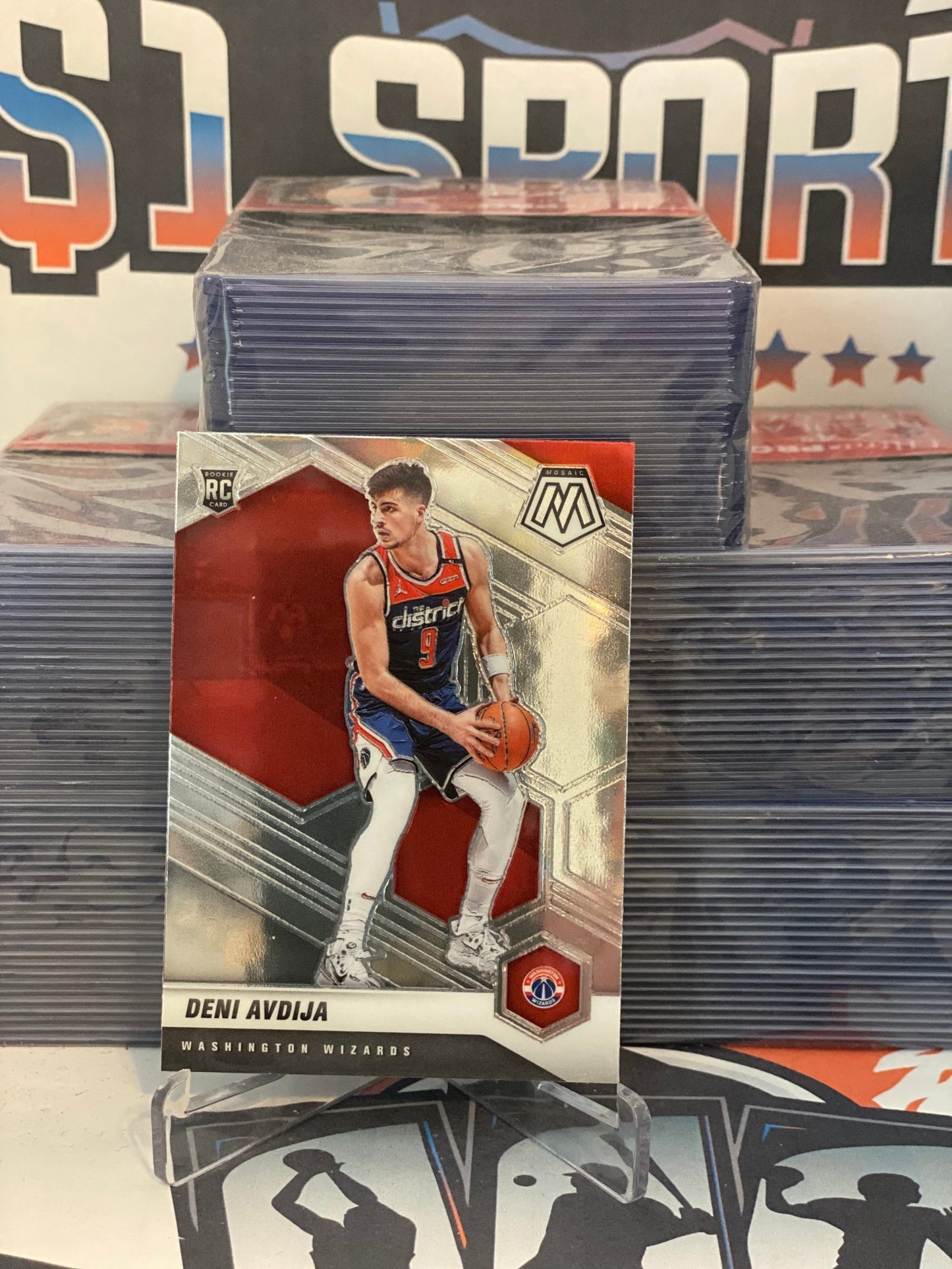 2020 Panini Mosaic Deni Avdija Rookie #217