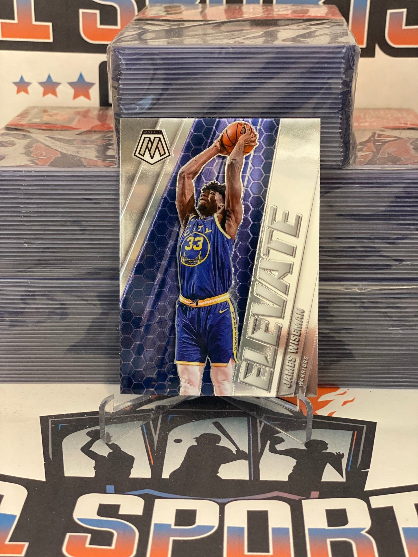 2020 Panini Mosaic (Elevate) James Wiseman Rookie #5