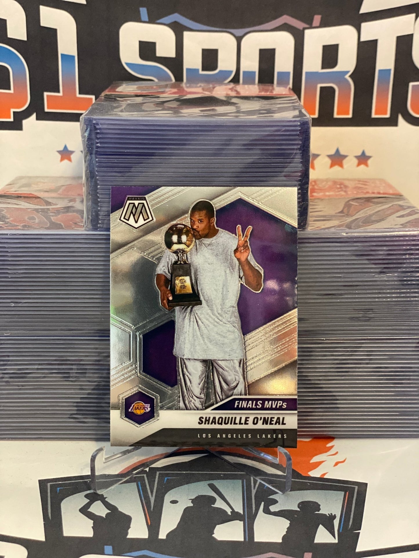 2020 Panini Mosaic (Finals MVPs) Shaquille O'Neal #300