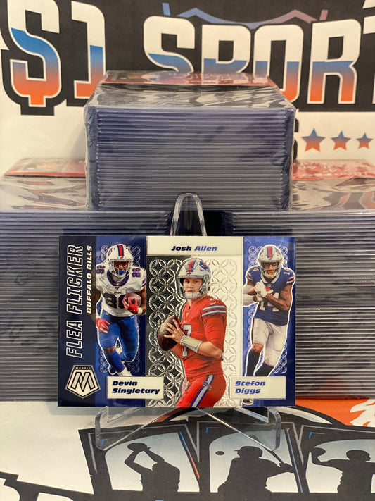 2020 Panini Mosaic (Flea Flicker) Josh Allen, Devin Singletary, Stefon Diggs #FF3
