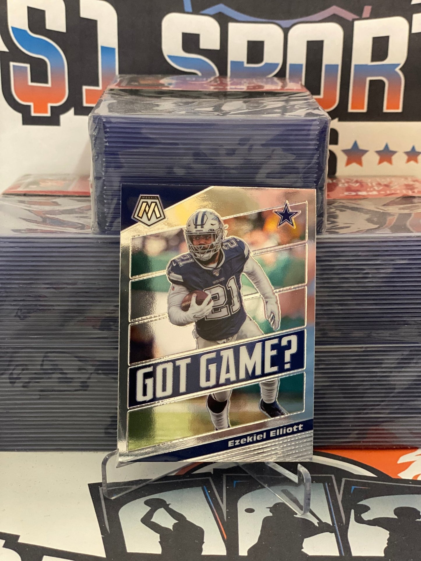 2020 Panini Mosaic (Got Game?) Ezekiel Elliott #GG21