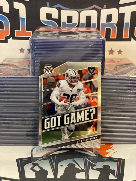 2020 Panini Mosaic (Got Game?) Josh Jacobs #GG15