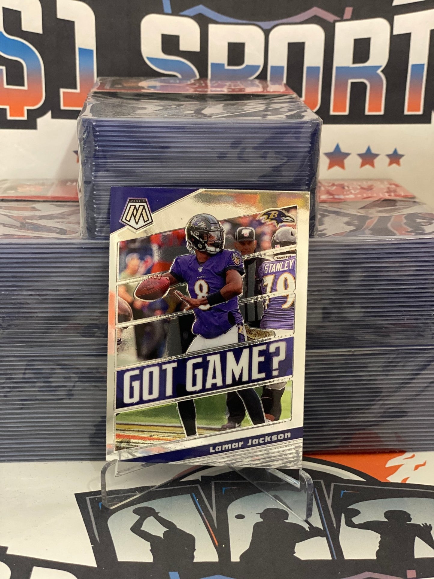 2020 Panini Mosaic (Got Game?) Lamar Jackson #GG24
