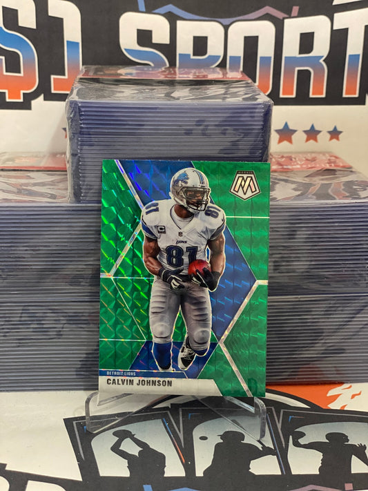 2020 Panini Mosaic (Green Prizm) Calvin Johnson #75