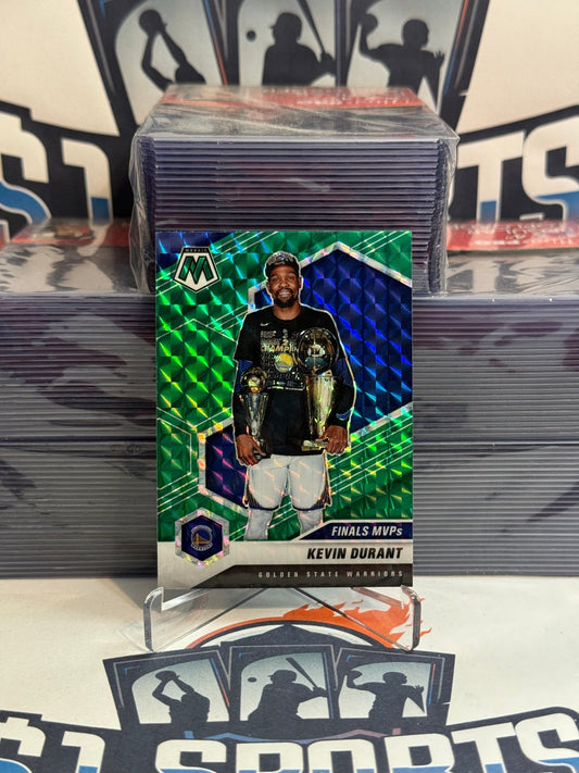 2020 Panini Mosaic (Green Prizm, Finals MVPs) Kevin Durant #296