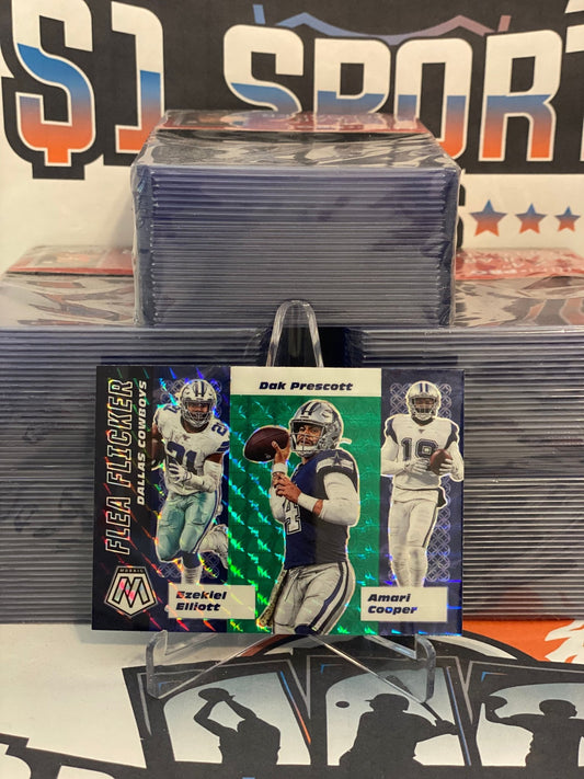 2020 Panini Mosaic (Green Prizm, Flea Flicker) Dak Prescott, Ezekiel Elliott, Amari Cooper #5