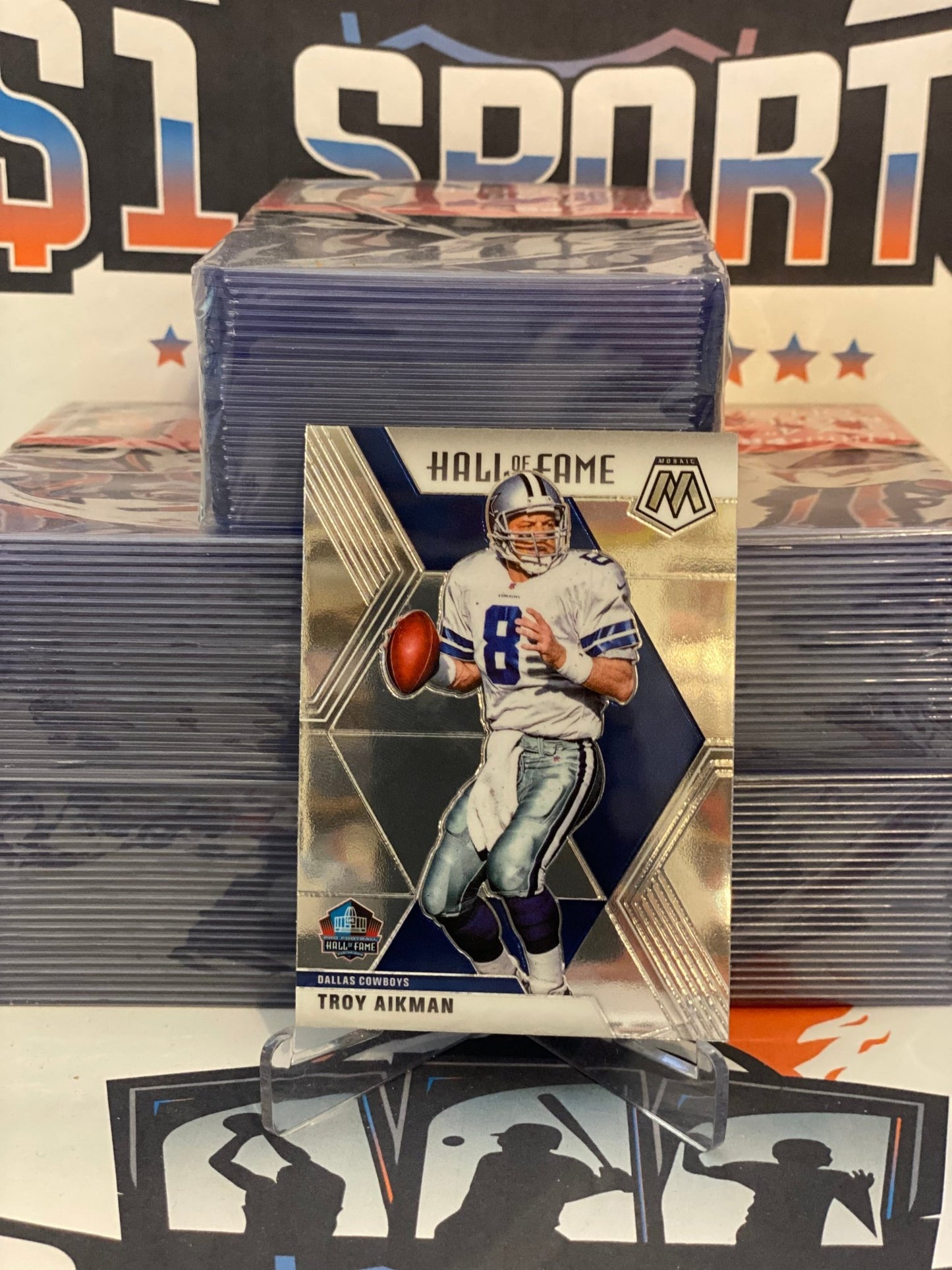 2020 Panini Mosaic (Hall of Fame) Troy Aikman #290