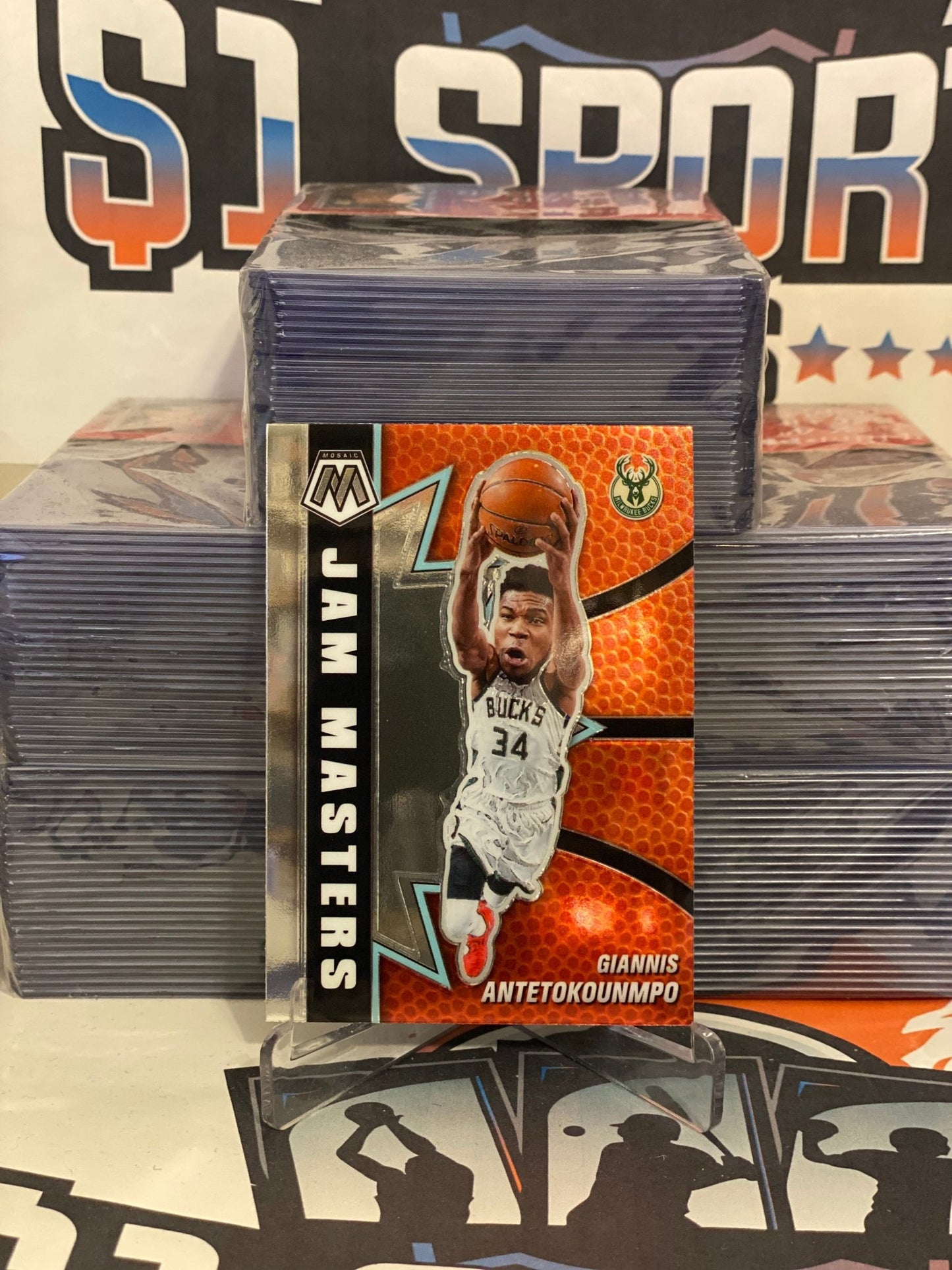 2020 Panini Mosaic (Jam Masters) Giannis Antetokounmpo #9