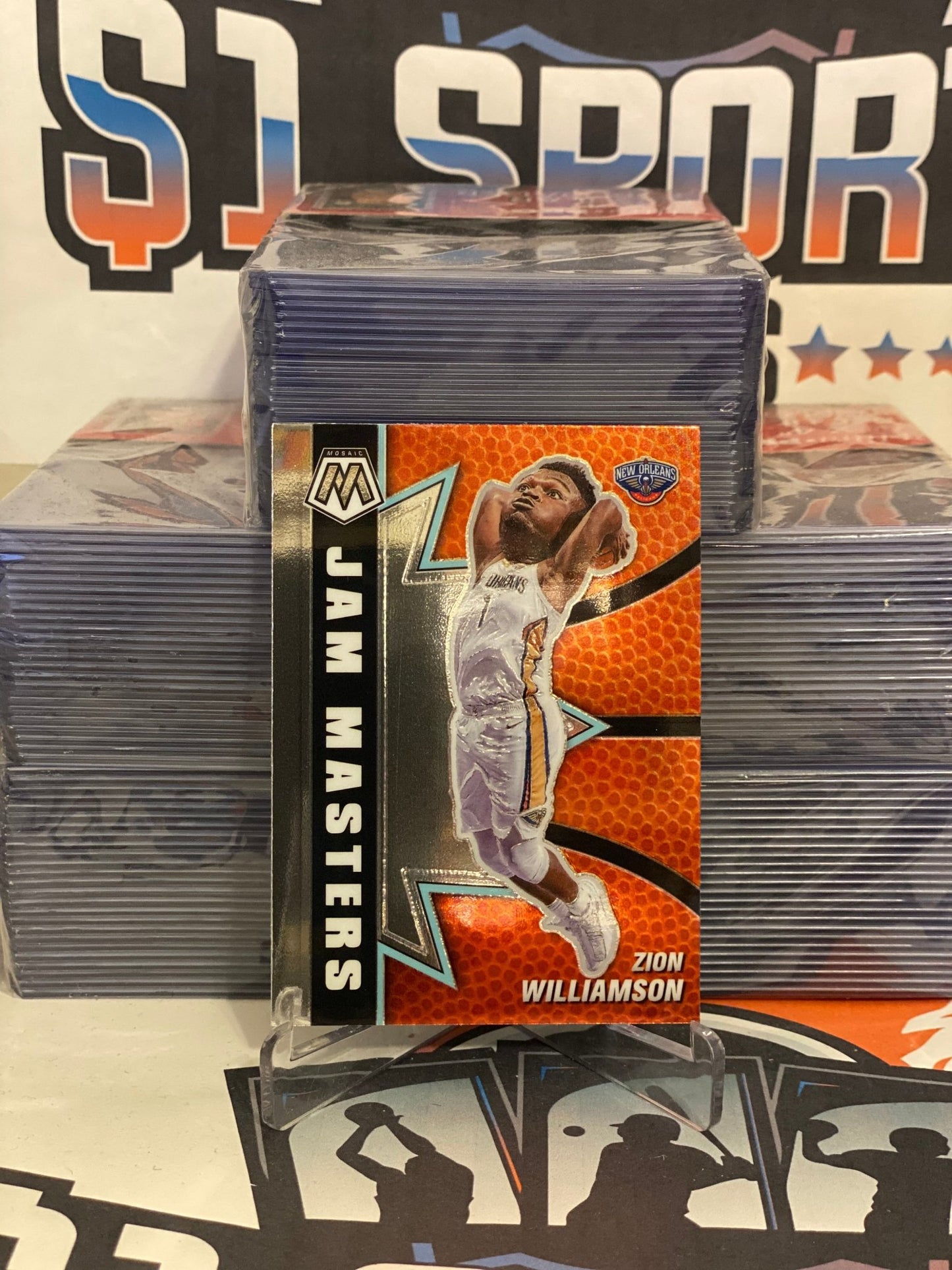 2020 Panini Mosaic (Jam Masters) Zion Williamson #1