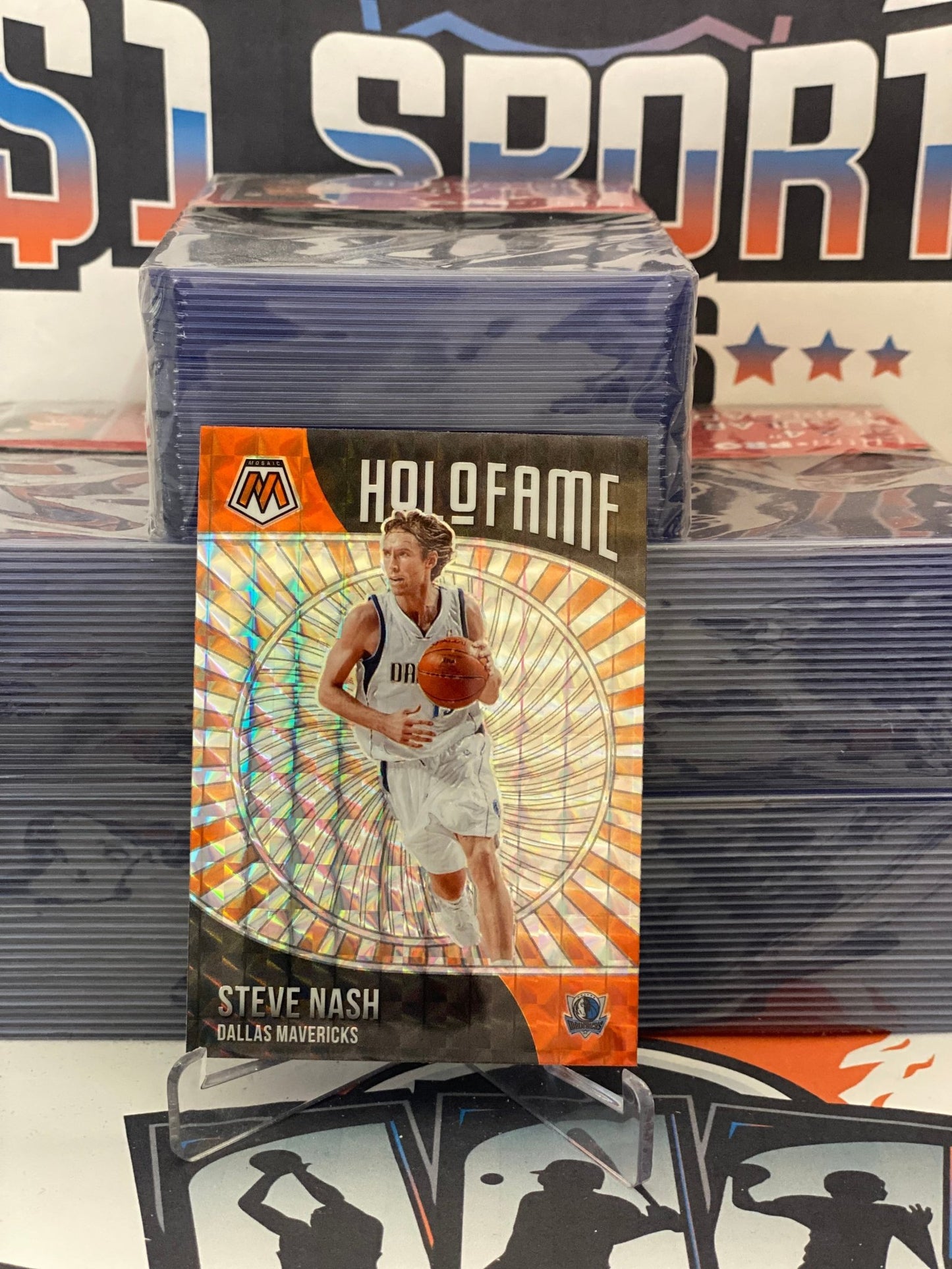 2020 Panini Mosaic (Mosaic Prizm, HoloFame) Steve Nash #10