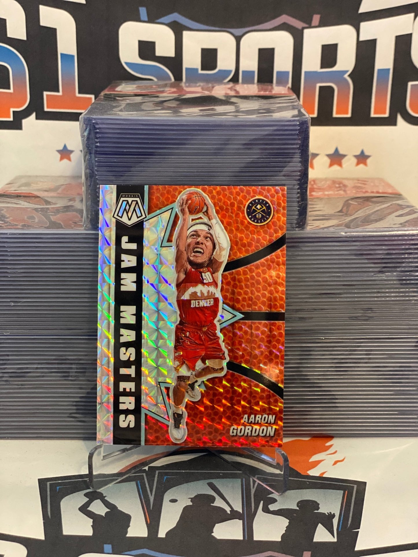 2020 Panini Mosaic (Mosaic Prizm, Jam Masters) Aaron Gordon #16