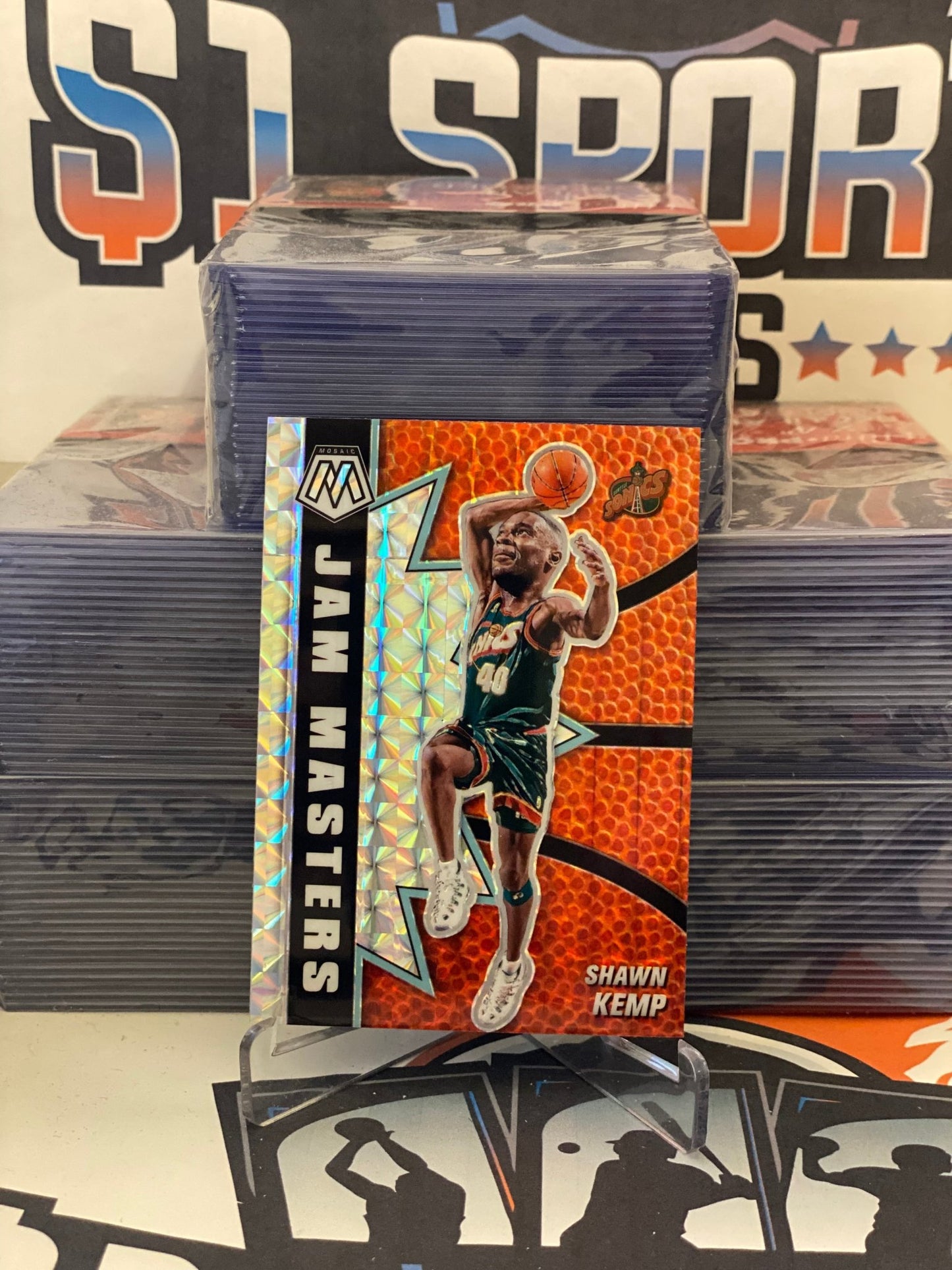 2020 Panini Mosaic (Mosaic Prizm, Jam Masters) Shawn Kemp #15