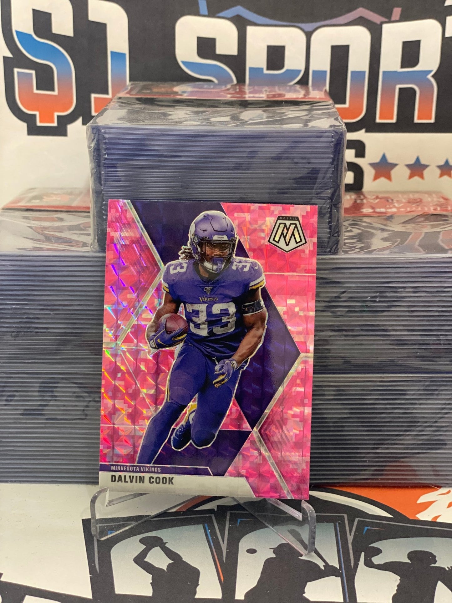 2020 Panini Mosaic (Pink Camo Prizm) Dalvin Cook #130